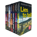 Detective Clare Mackay Series 7 Books Set by Marion Todd (Lies to Tell, Bridges to Burn, Dead Man's Shoes, What They Knew, A Blind Eye, Old Bones Lie, Next in Line)