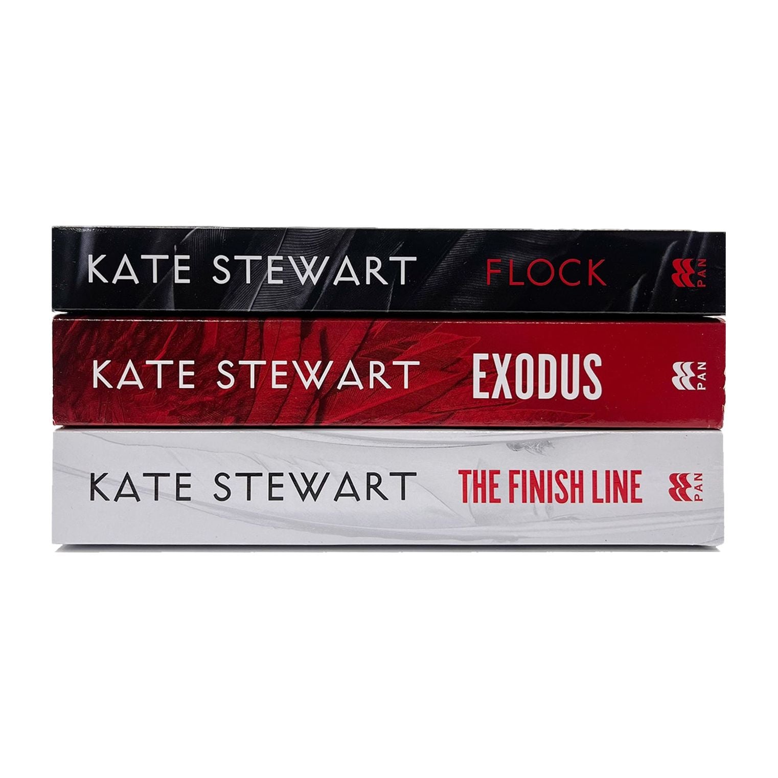 The Ravenhood Series By Kate Stewart 3 Books Collection Set (Flock, Exodus, The Finish Line)