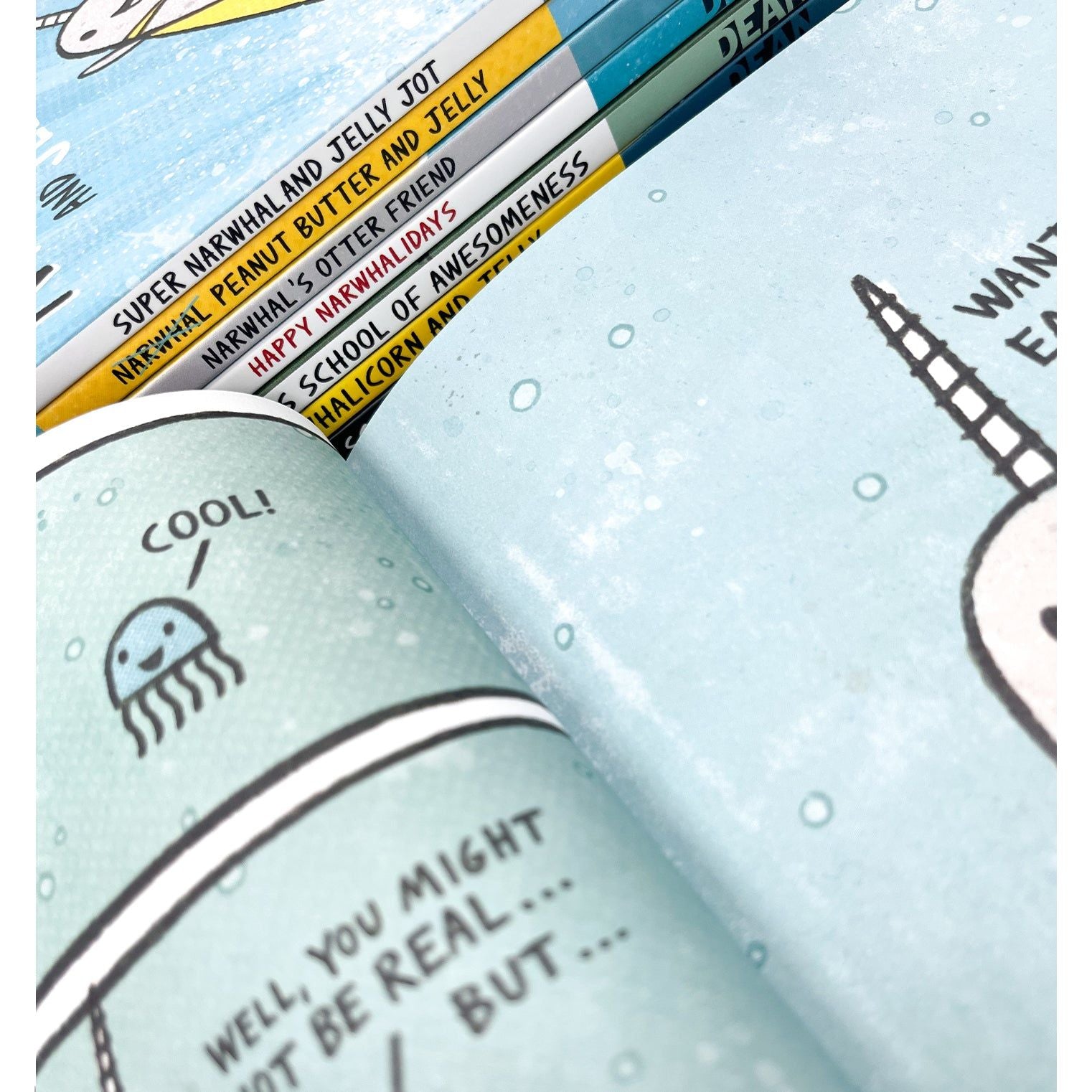 Narwhal and Jelly Series 8 Books Collection Set (Narwhal: Unicorn of the Sea!, Super Narwhal and Jelly Jolt, Peanut Butter and Jelly, Narwhal's Otter Friend, Happy Narwhalidays & 3 More)