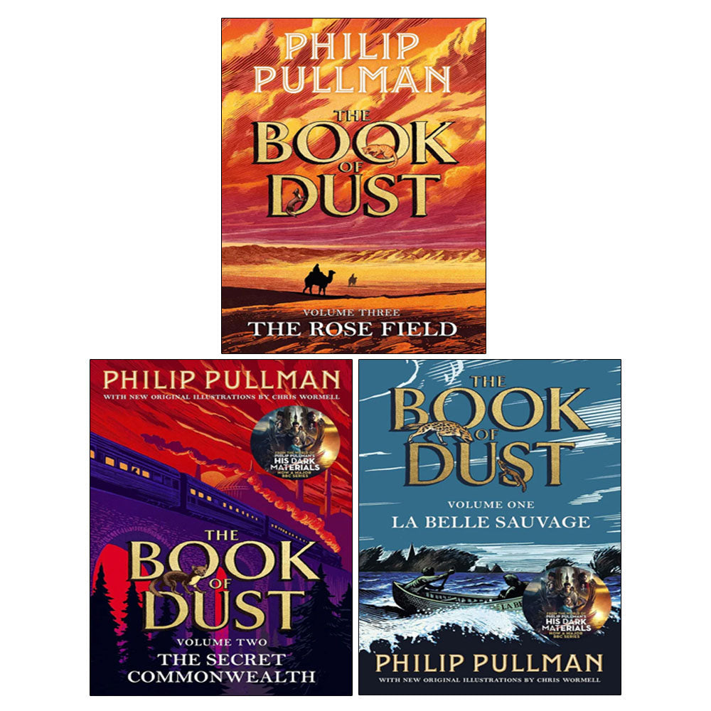 Philip Pullman 3 Books Collection Set (La Belle Sauvage, The Rose Field(HB), The Secret Commonwealth)