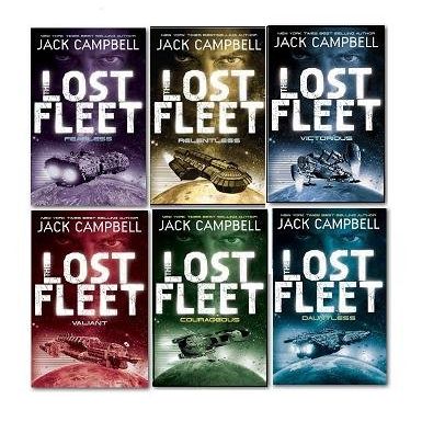 Jack Campbell The Lost Fleet 6 Books Collection Set, (Fearless, Dauntless, Valiant, Relentless, Courageous and Victorious