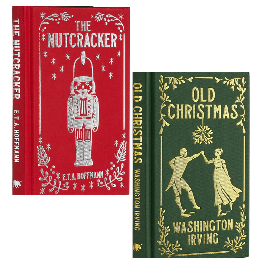 The Nutcracker by E. T. A. Hoffmann, Old Christmas by Washington Irving 2 Books Collection Set