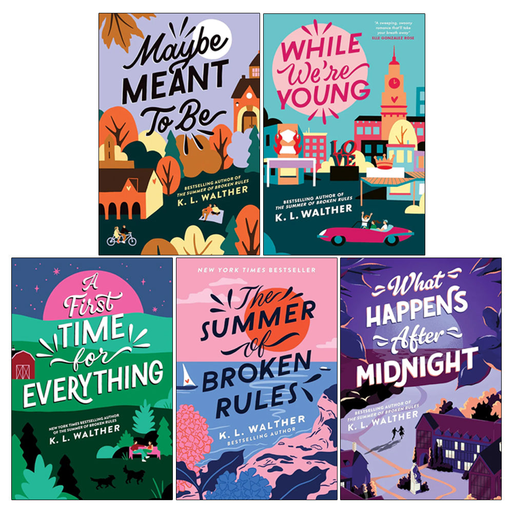 The Summer of Broken Rules Series 5 Books Collection Set by K. L. Walther (While We’re Young, Maybe Meant to Be)