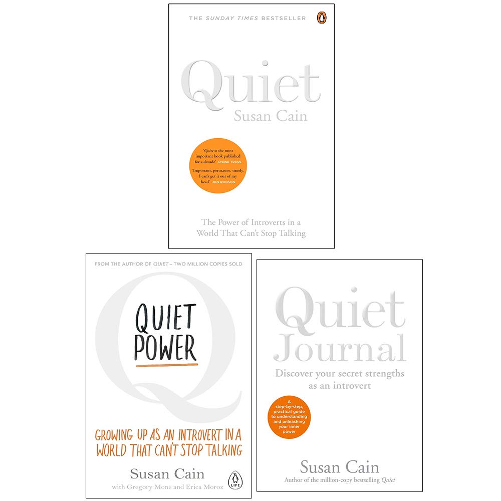 Susan Cain Collection 3 Books Set(Quiet Power, Quiet The Power of Introverts in a World That Can't Stop Talking & Quiet Journal )