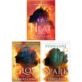 The Kindred's Curse Saga Collection 3 Books Set By Penn Cole (Glow of the Everflame, Spark of the Everflame and Heat of the Everflame)