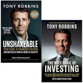 Tony Robbins Collection 2 Books Set (Unshakeable Your Guide to Financial Freedom and The Holy Grail of Investing)