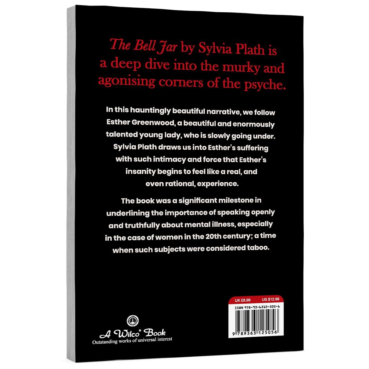 The Bell Jar by Sylvia Plath - Classic Psychological Fiction Book