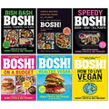 BOSH Series 6 Books Collection Set By Henry Firth and Ian Theasby (on a Budget, How to Live Vegan, Healthy Vegan, [Hardcover] Speedy BOSH, [Hardcover] Bosh Simple Recipes, [Hardcover] Bish Bash Bosh)