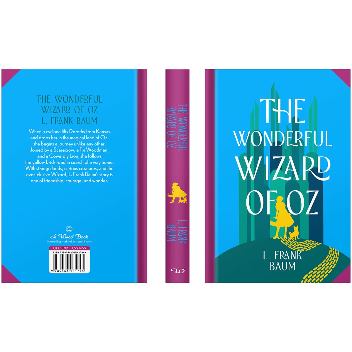 The Wonderful Wizard of Oz by L. Frank Baum: Wilco Classics Sprayed Edge Premium by L. Frank Baum