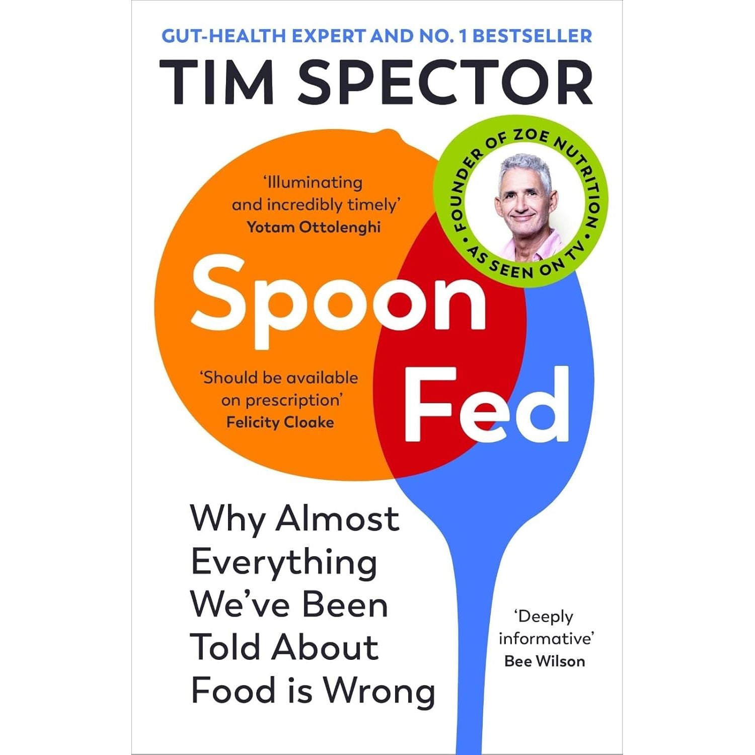 Tim Spector Collection 2 Books Set (Spoon-Fed, The Diet Myth)