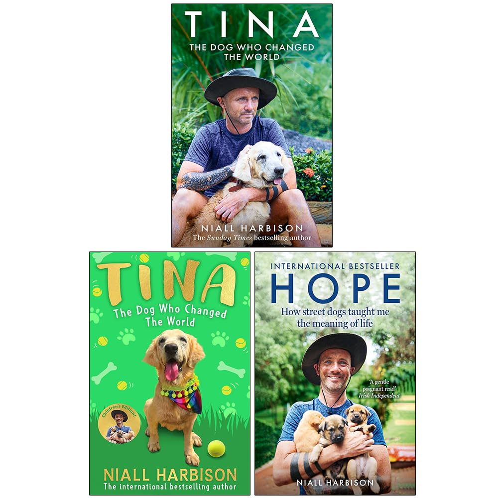 Niall Harbison 3 Books Collection Set (Hope(PB), Tina The Dog Who Changed the World)