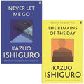 Kazuo Ishiguro 2 Books Collection Set (Never Let Me Go & The Remains of the Day)