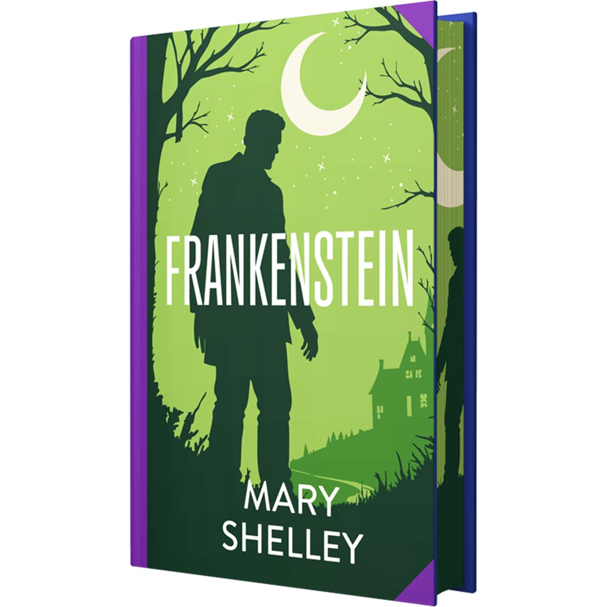 Frankenstein Book, Mary Shelley Books, Frankenstein Novel | Deluxe Hardback Sprayed Edge Edition - Collector’s Classic Gothic Novel