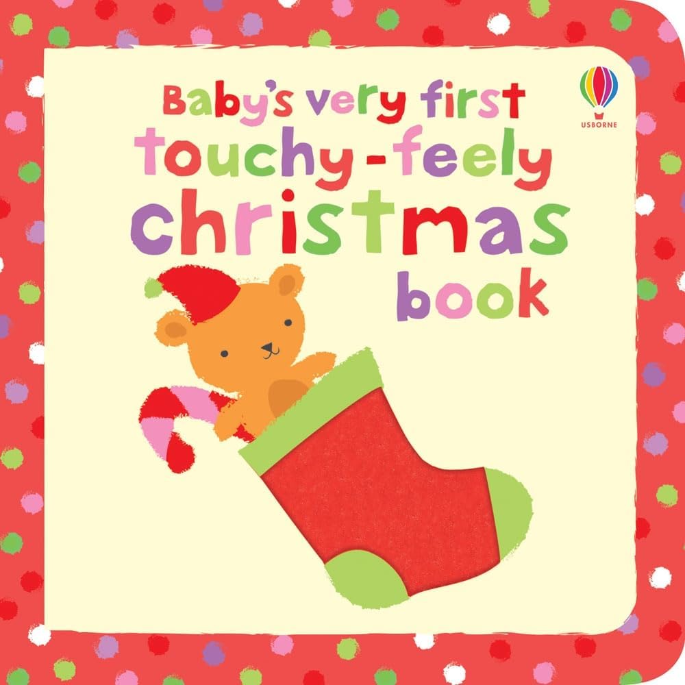 Usborne Baby's Very First Collection 3 Books Set By Fiona Watt (Baby's Very First Touchy-feely Book,Animals & Christmas Book)