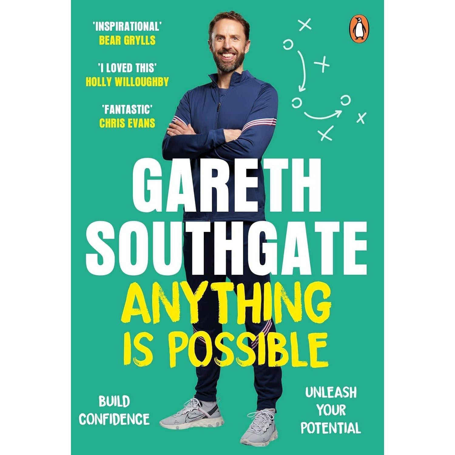 Gareth Southgate 2 Books Collection Set (Anything is Possible(HB) & Dear England Lessons in Leadership)