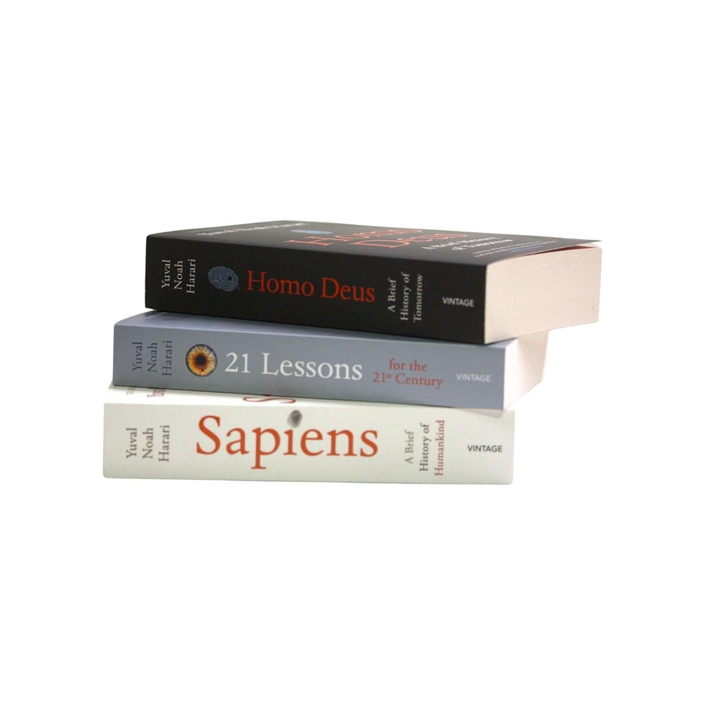 Yuval Noah Harari 3 Books Collection Set (Sapiens, Homo Deus, 21 Lessons for the 21st Century)