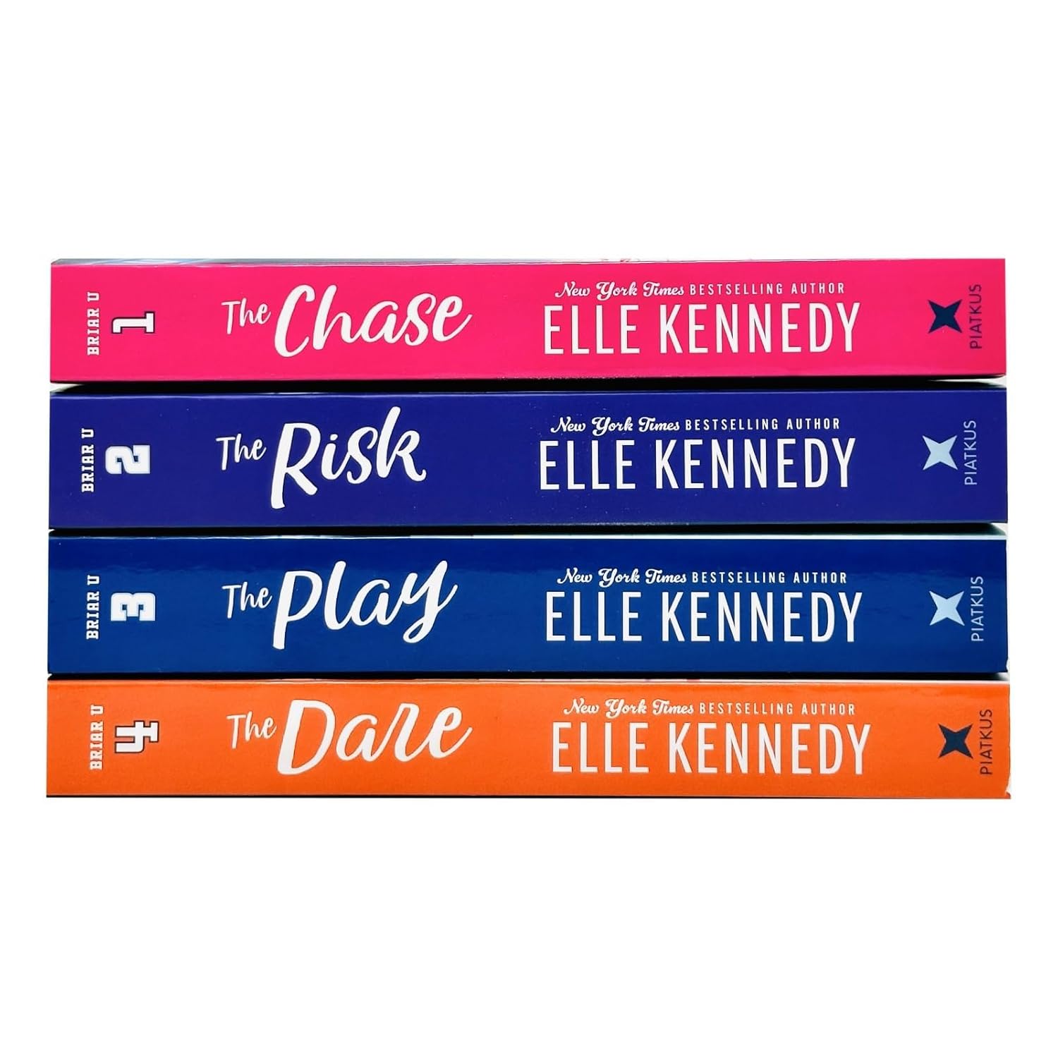 Elle Kennedy Briar U Series Collection 4 Books Set (The Chase, The Risk, The Play, The Dare)