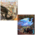 Harry Potter Illustrated Edition Collection 2 Books Set By J.K. Rowling (Harry Potter and the Goblet of Fire, Harry Potter and the Order of the Phoenix)