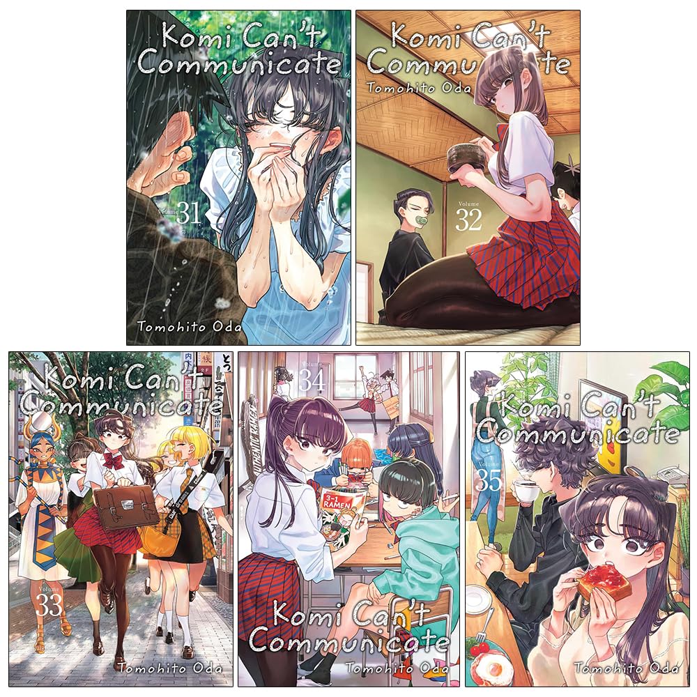 Komi Can't Communicate Vol 31-35 Collection 5 Books Set By Tomohito Oda