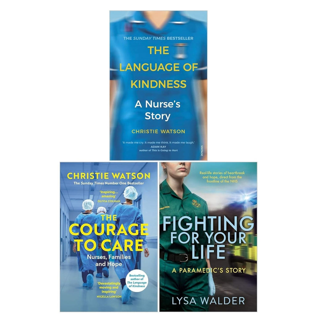 The Language of Kindness, The Courage to Care and Fighting For Your Life 3 Books Collection Set