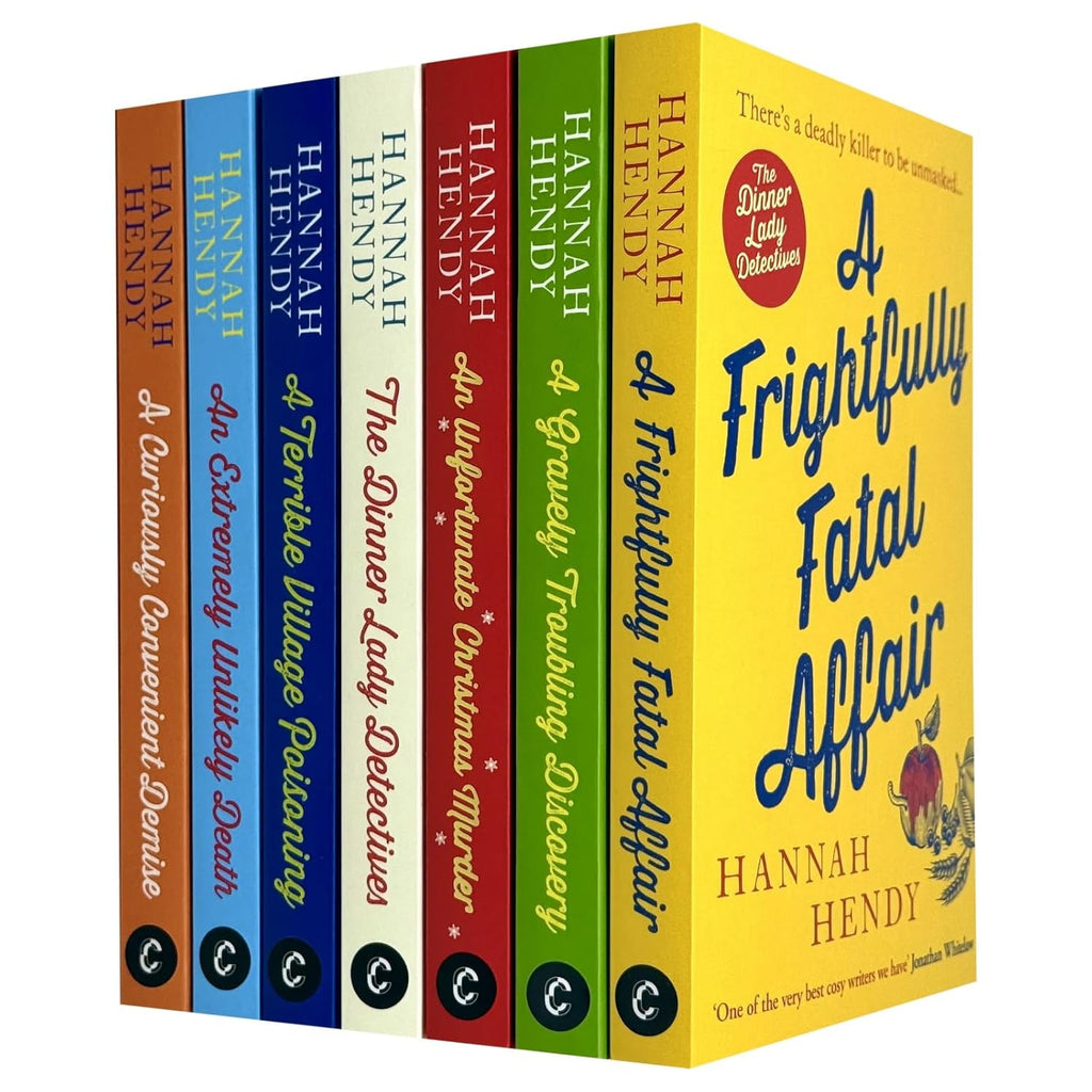 The Dinner Lady Detectives Series 7 Books Collection Set By Hannah Hendy (The Dinner Lady Detectives, An Unfortunate Christmas Murder)