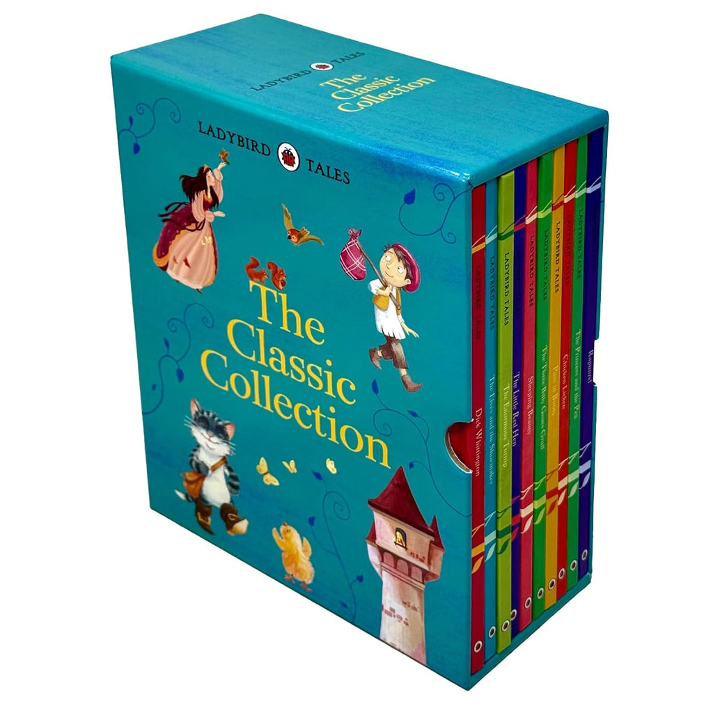 Ladybird Tales Classic Collection 10 Books Set (Dick Whittington, The Three Billy Goats Gruff, The Elves and the Shoemaker,Puss in Boots,The Enormous Turnip,Chicken Licken,The Little Red Hen & More)