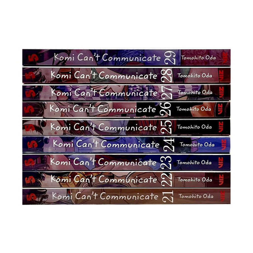 Komi Can't Communicate Vol 21-29 Collection 9 Books Set By Tomohito Oda