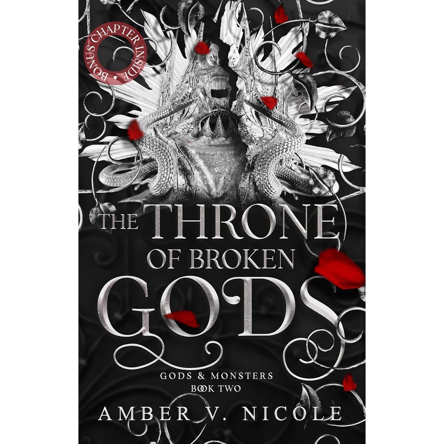 Gods & Monsters Series 1-4 Books Collection Set By Amber V. Nicole (The Book of Azrael, The Throne of Broken Gods)