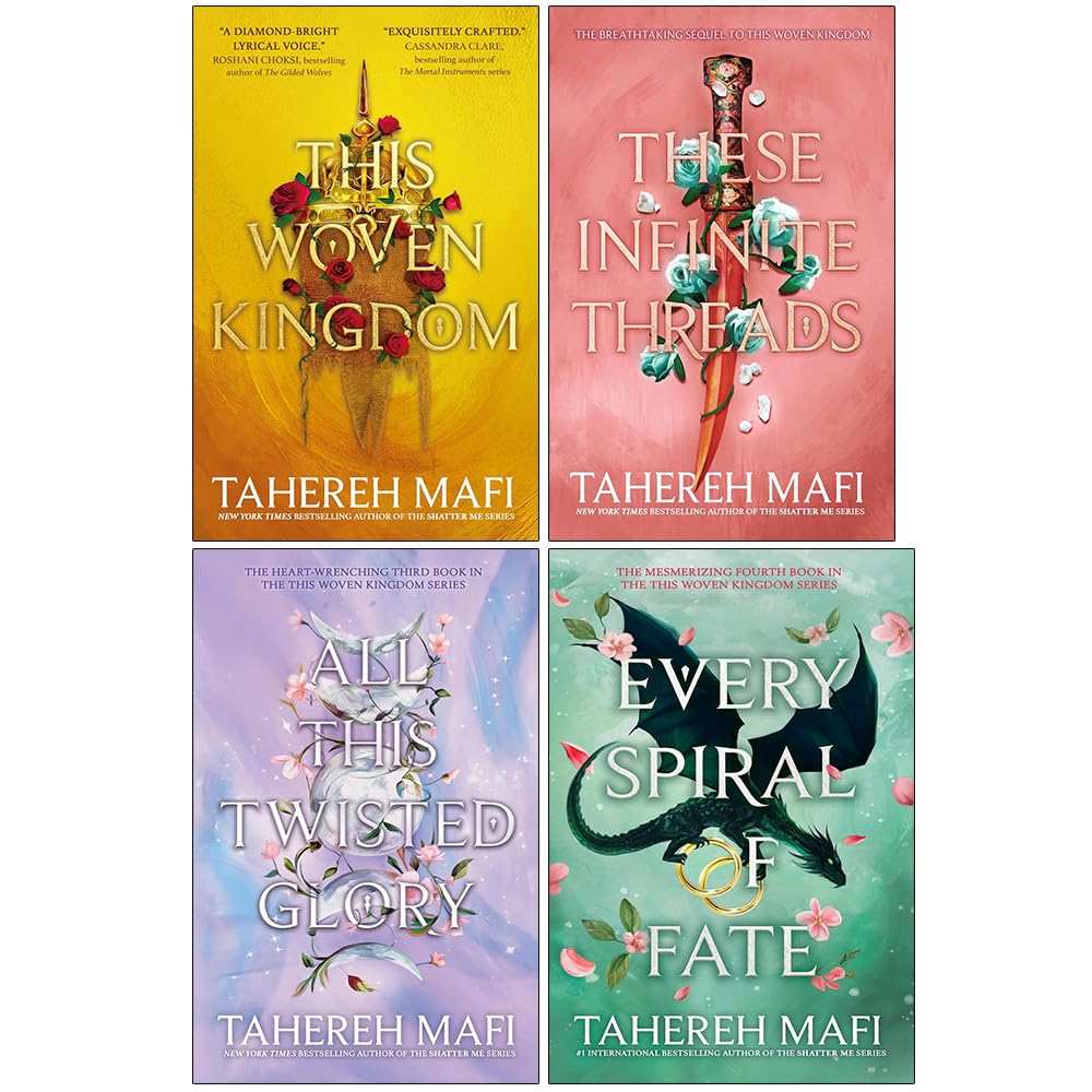 This Woven Kingdom Series 4 Books Collection Set By Tahereh Mafi (This Woven Kingdom, These Infinite Threads)
