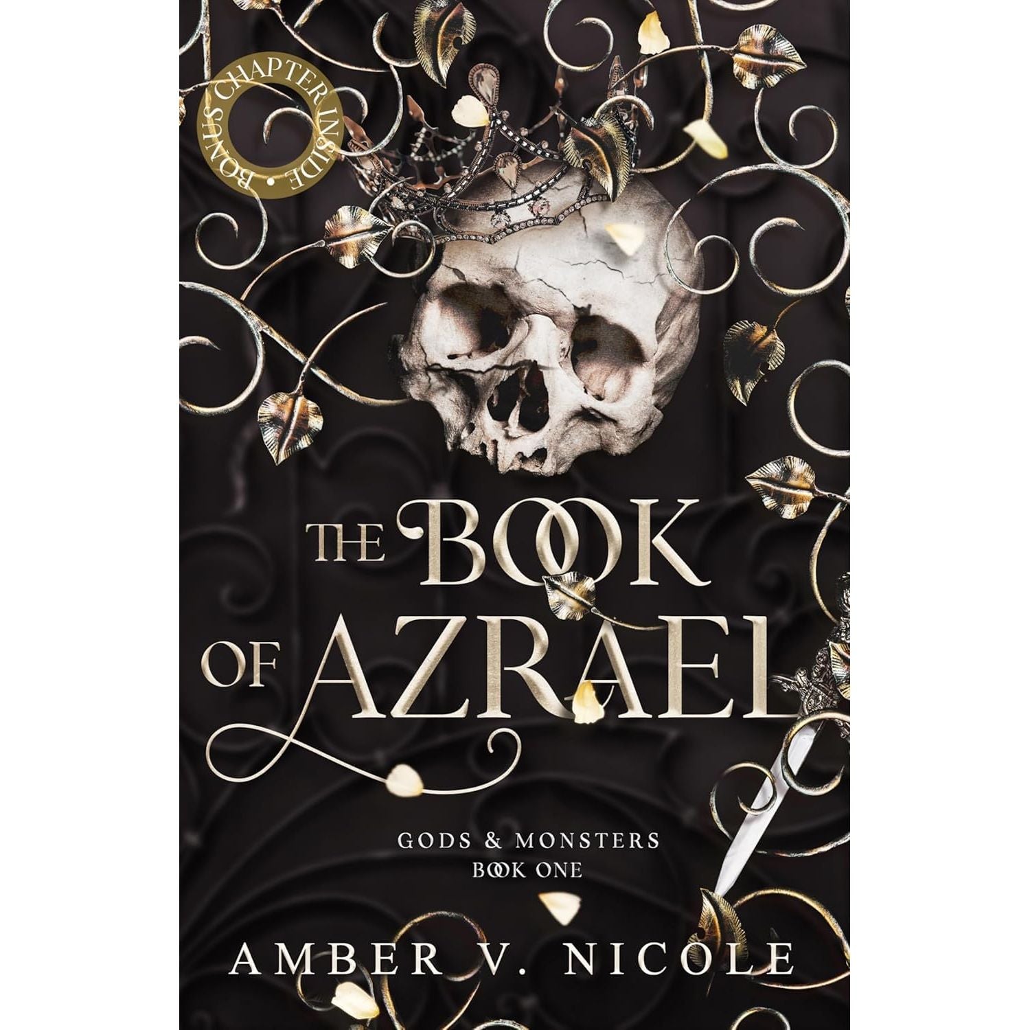 Gods & Monsters Series 1-4 Books Collection Set By Amber V. Nicole (The Book of Azrael, The Throne of Broken Gods)