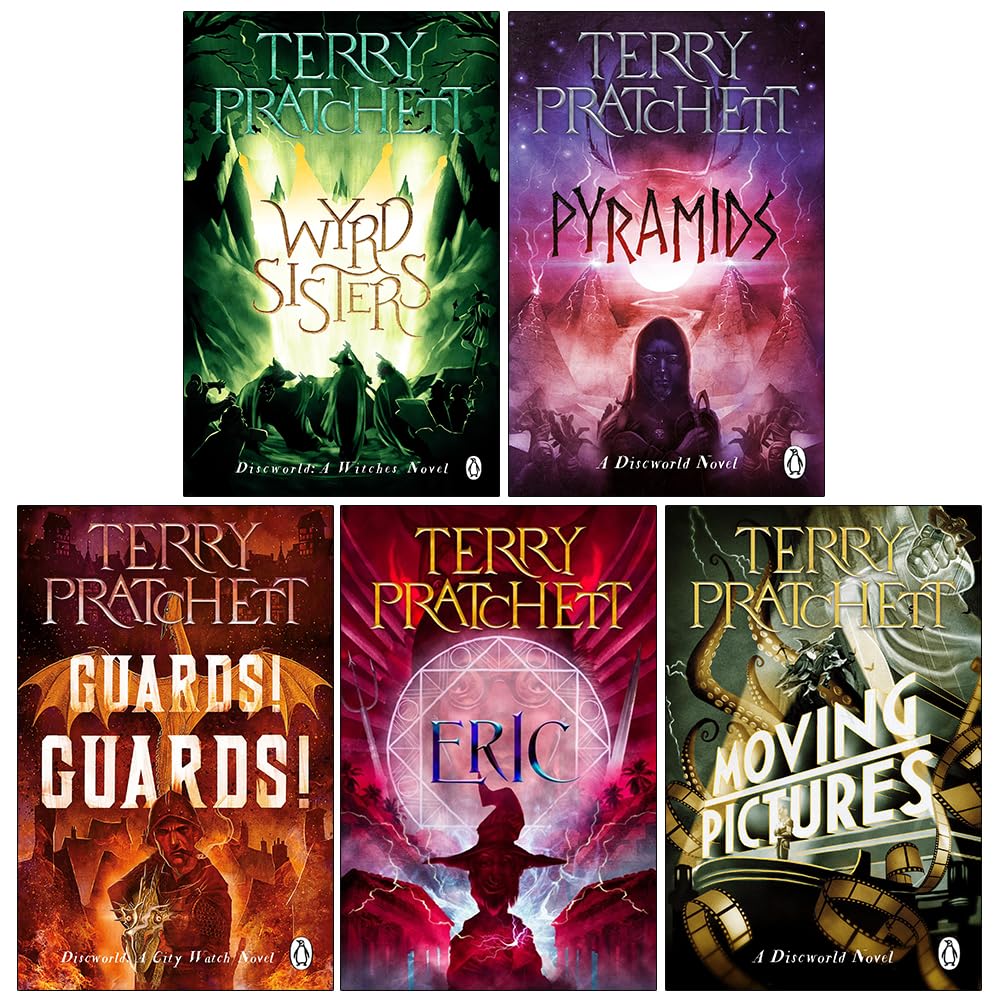 Discworld Novel Series 2 Terry Pratchett Collection 5 Books Set Book 6-10