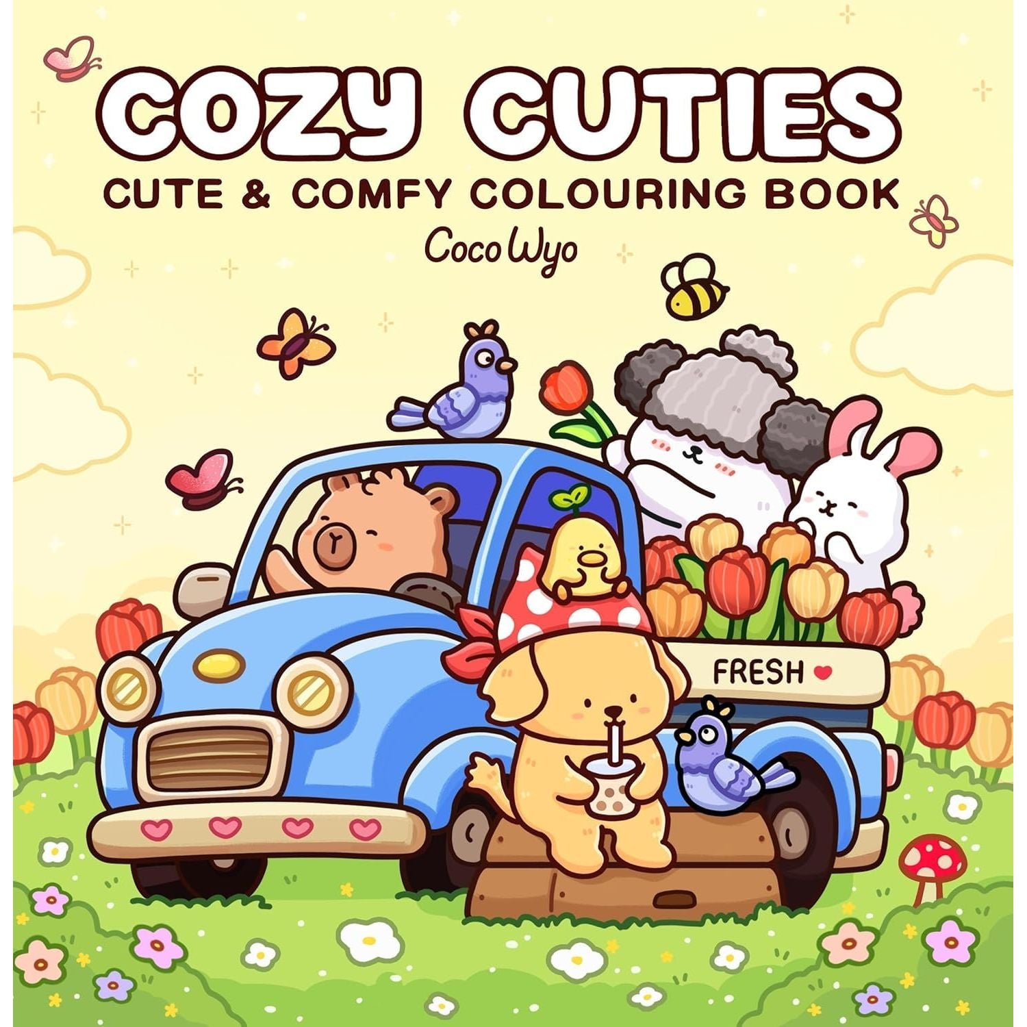 Coco Wyo Cozy Colouring Collection 3 Books Set (Cozy Corner, Cozy Cuties, Cozy Christmas)