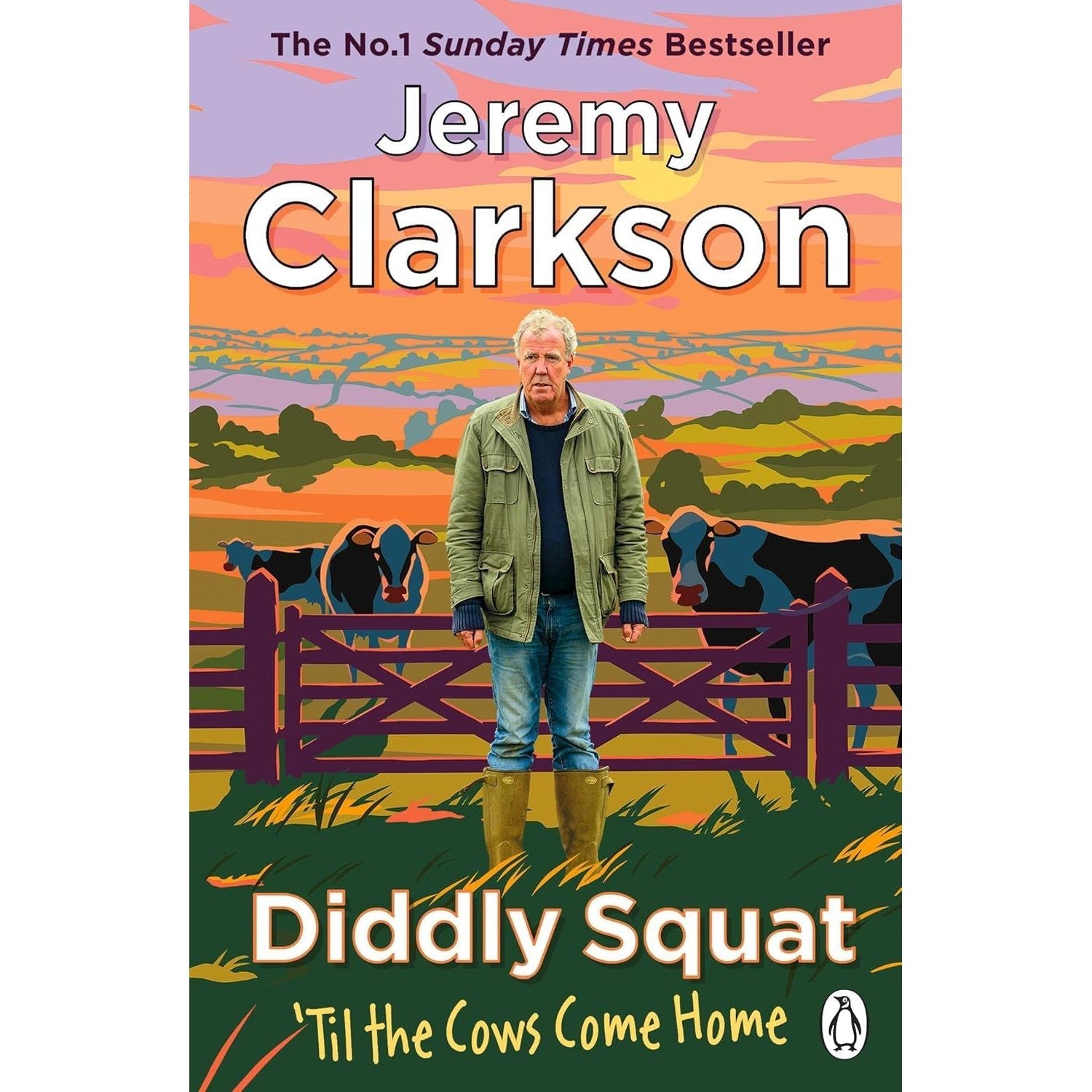 Diddly Squat Series 5 Books Collection Set By Jeremy Clarkson (A Year On The Farm, Home to Roost, The Farmer's Dog)