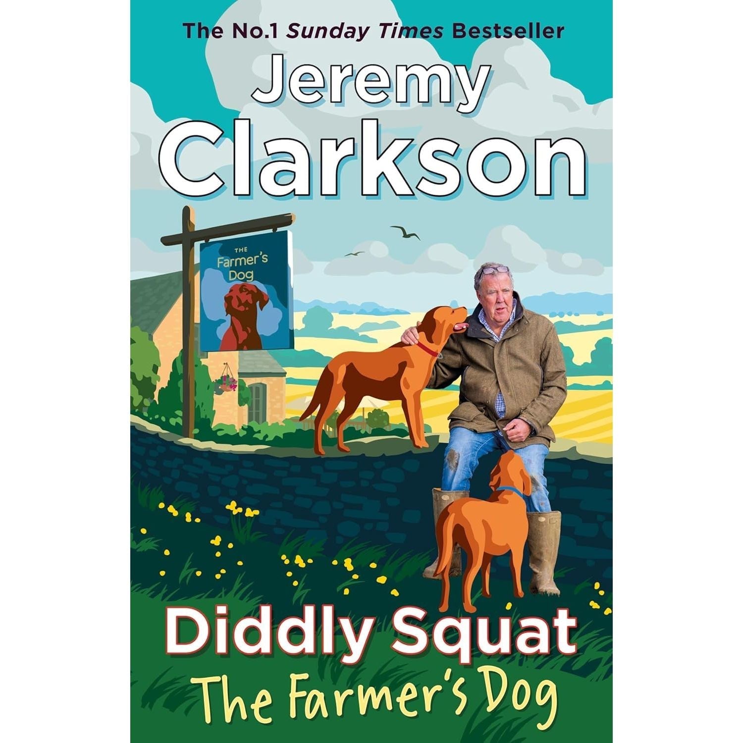 Diddly Squat Series 5 Books Collection Set By Jeremy Clarkson (A Year On The Farm, Home to Roost, The Farmer's Dog)