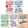 Thursday Murder Club Mysteries Series 1-5 Books Collection Set By Richard Osman (The Thursday Murder Club, The Man Who Died Twice, The Bullet That Missed, Last Devil To Die and The Impossible Fortune)