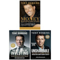 Financial Freedom Collection By Tony Robbins 3 Books Set (Unshakeable, The Holy Grail of Investing and Money Master the Game)