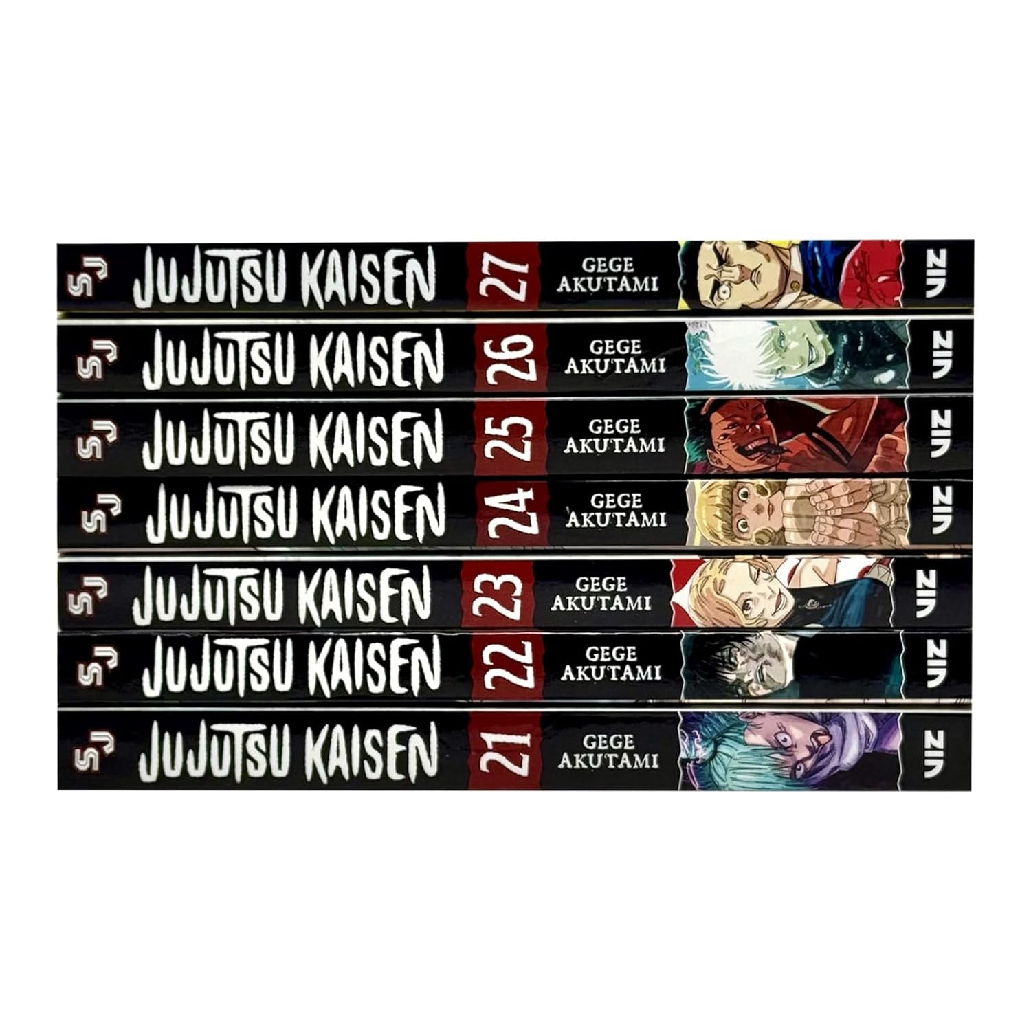 Jujutsu Kaisen Vol 21-27: 7 Books Collection Set by Gege Akutami