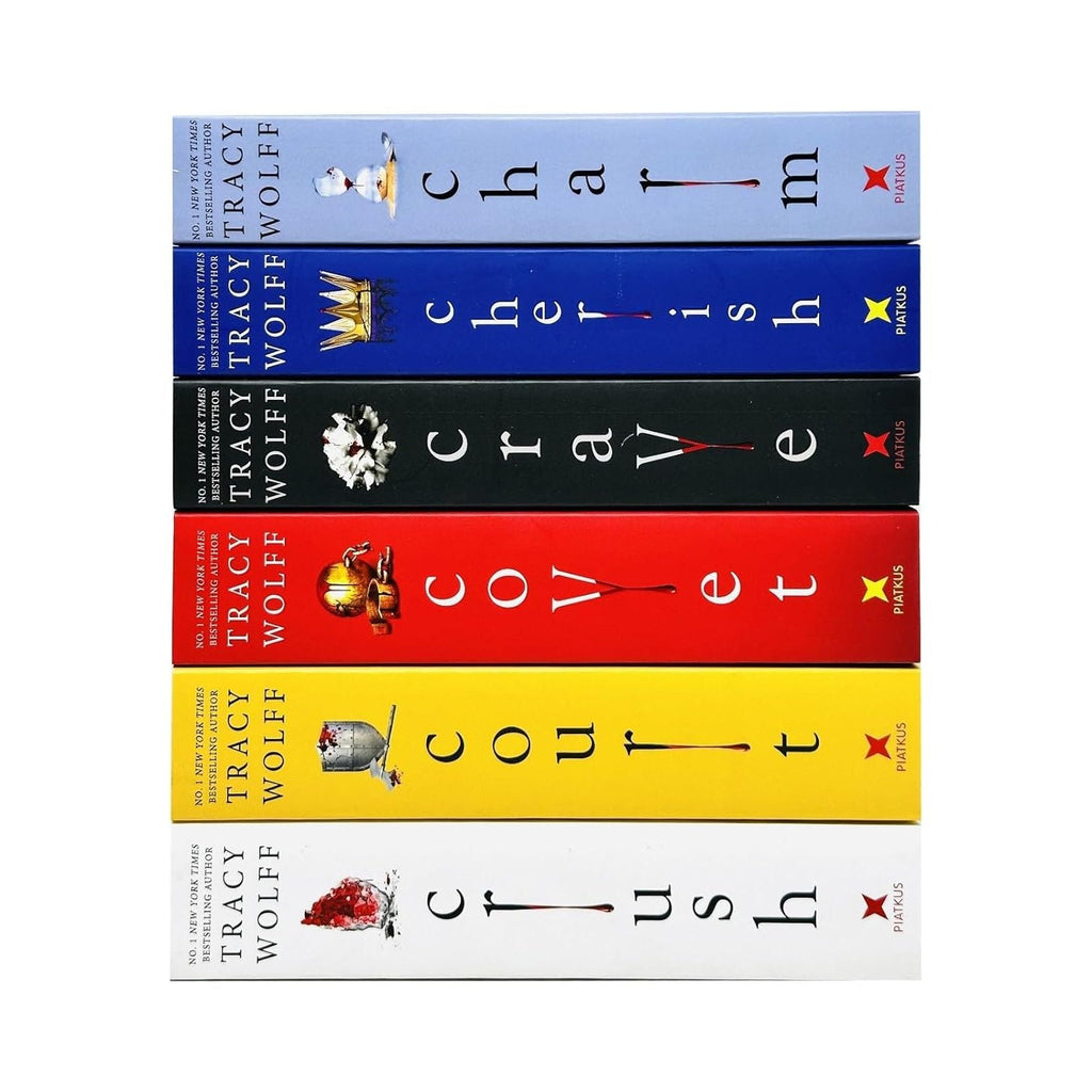 Crave Series 6 Books Collection Set By Tracy Wolff (Crave, Crush, Covet, Court, Charm, Cherish)