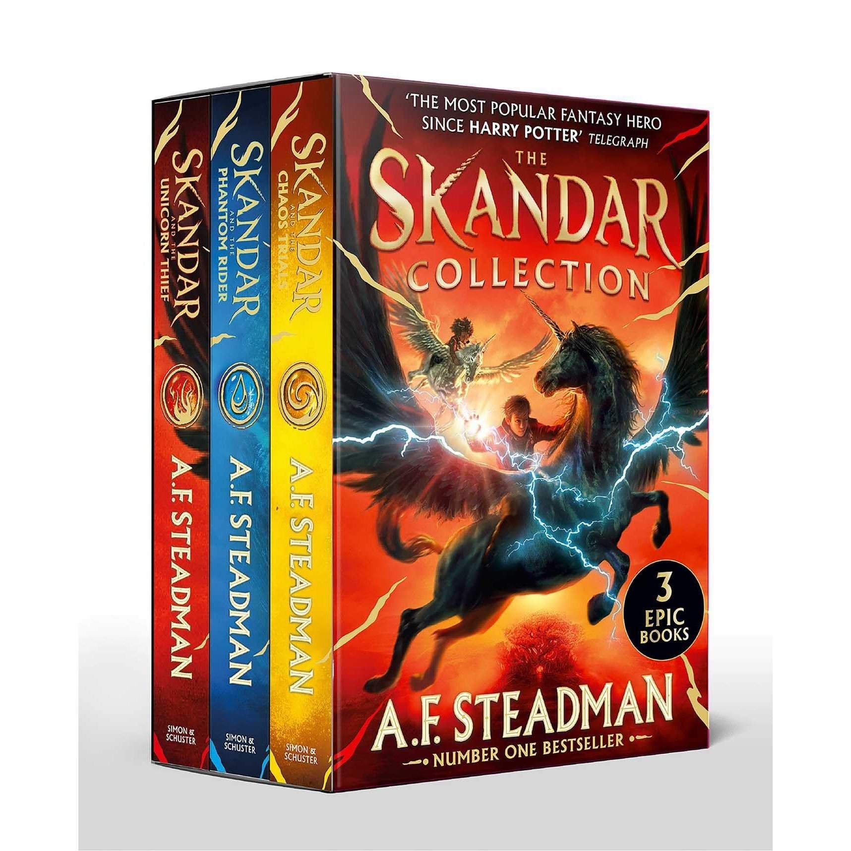 The Skandar Collection: Books 1 - 3 Boxed Set by A.F. Steadman