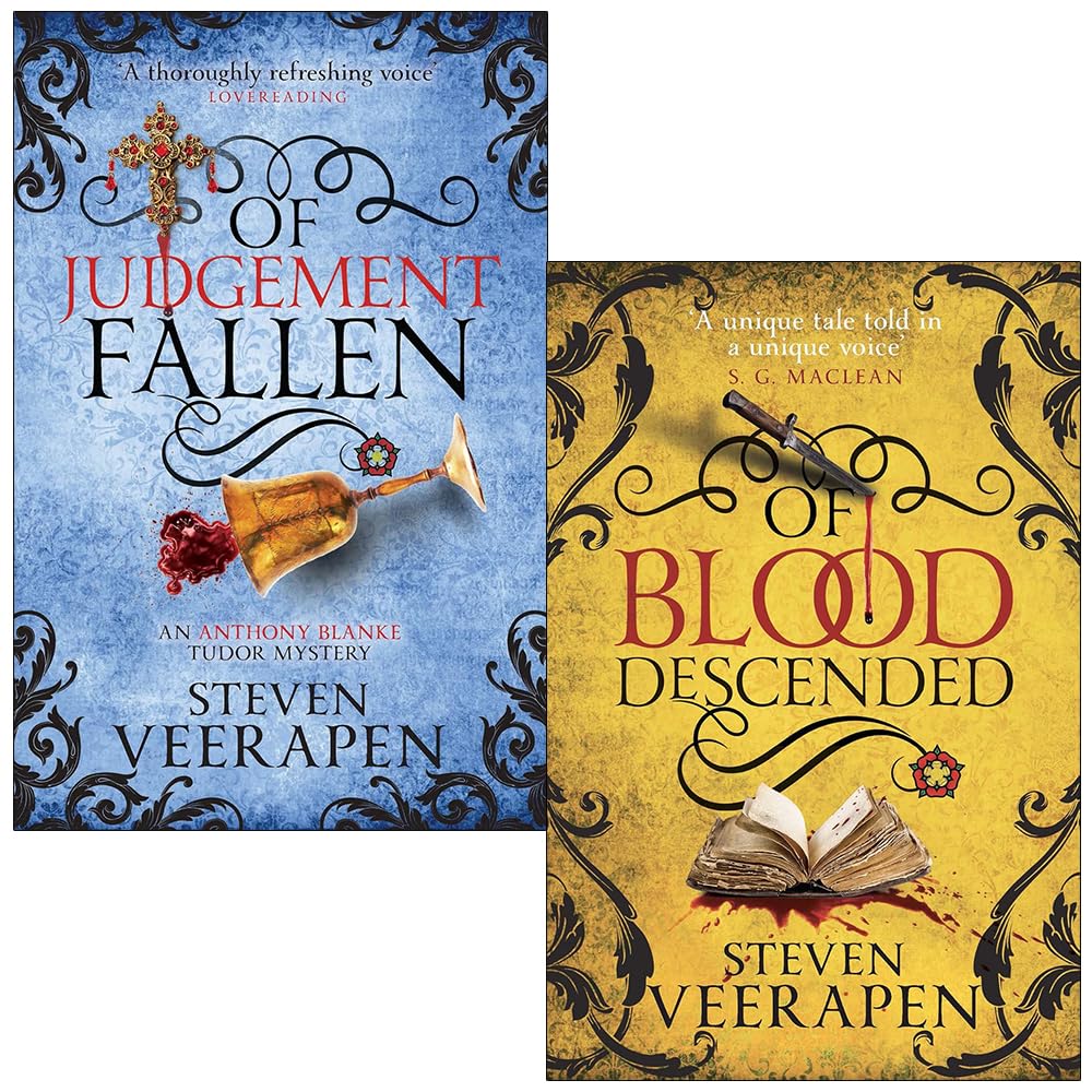 The Anthony Blanke Mysteries 2 Books Collection Set By Steven Veerapen (Of Judgement Fallen and Of Blood Descended)