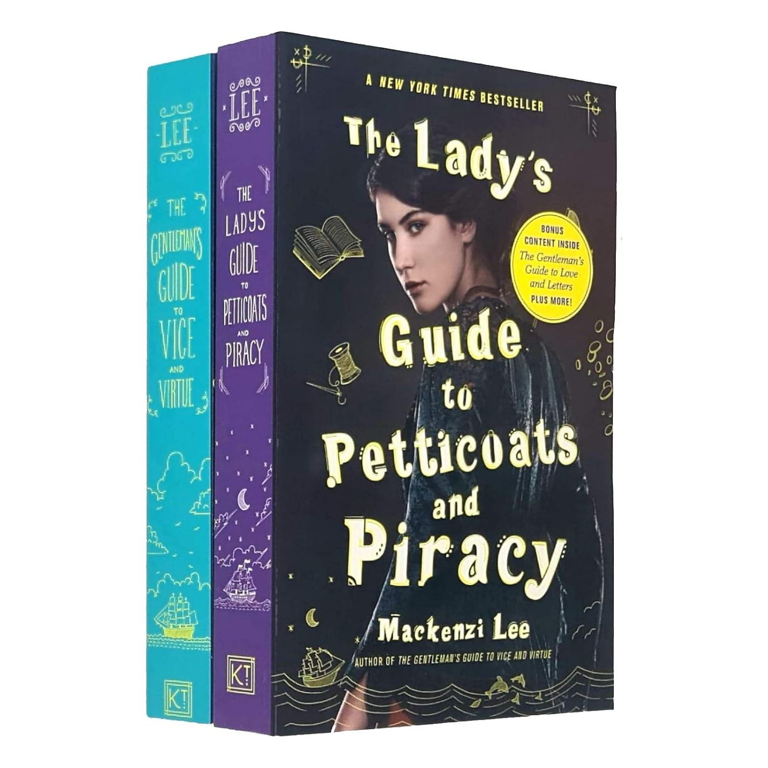 The Gentleman's Guide to Vice and Virtue & The Lady's Guide to Petticoats and Piracy By Mackenzi Lee 2 Books Collection Set