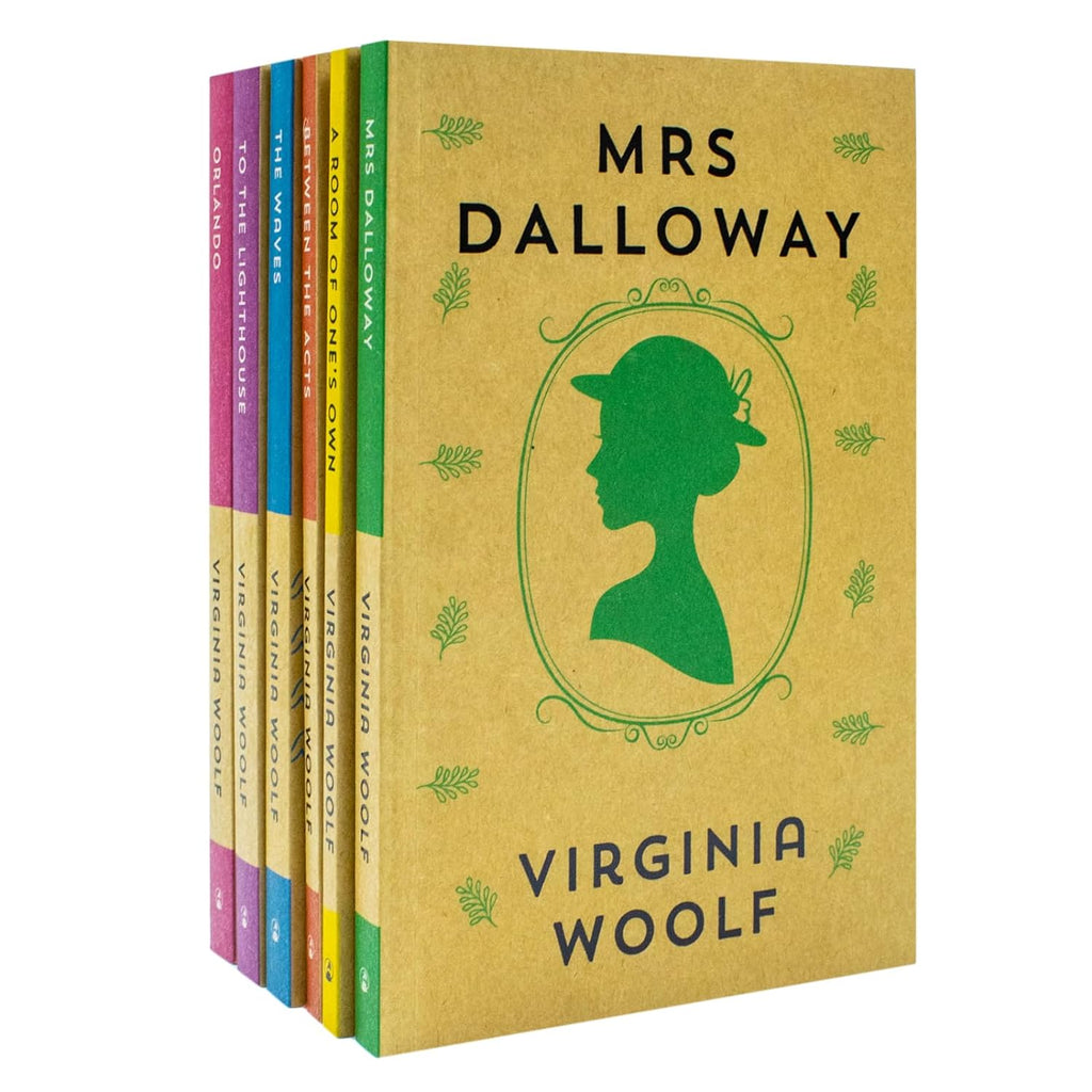 The Virginia Woolf Collection 6 Books Set | A Room of One’s Own, Mrs Dalloway, To the Lighthouse, Orlando, The Waves & Between the Acts - Timeless Modernist Classics
