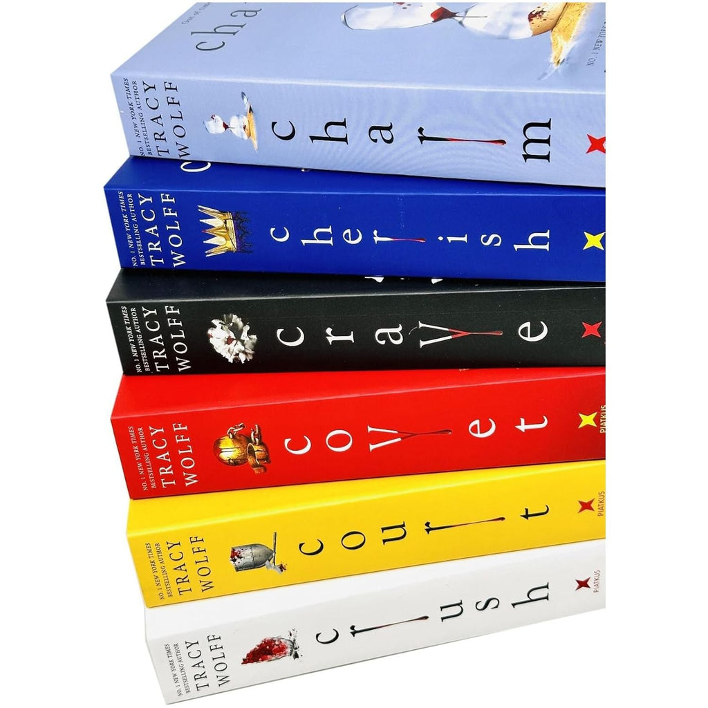 Crave Series 6 Books Collection Set By Tracy Wolff (Crave, Crush, Covet, Court, Charm, Cherish)
