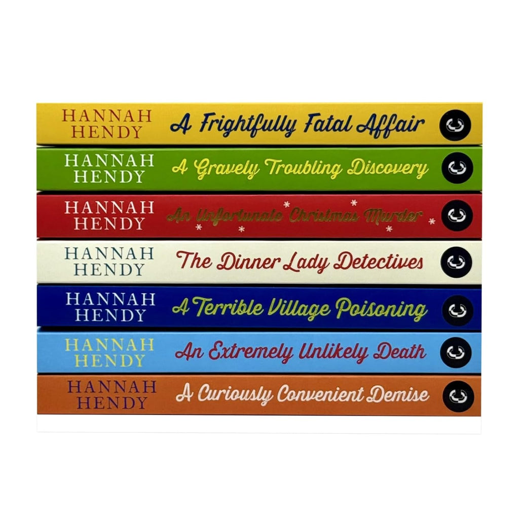 The Dinner Lady Detectives Series 7 Books Collection Set By Hannah Hendy (The Dinner Lady Detectives, An Unfortunate Christmas Murder)