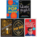 Ultimate Popmaster, Collins Quiz Night, Collins Quiz Master, Collins Pub Quiz and Richard Osman's House of Games 5 Books Collection Set