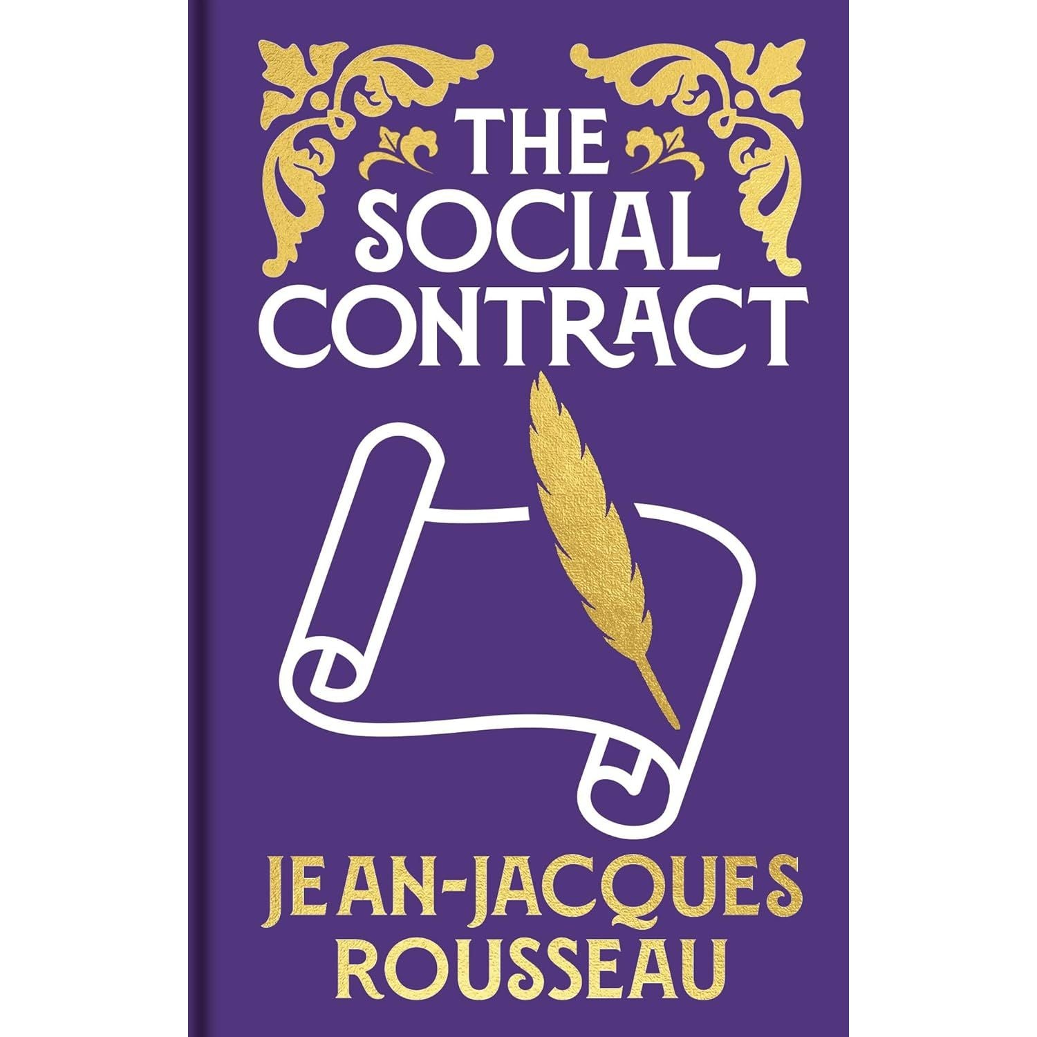 The Social Contract by Jean-Jacques Rousseau, The Analects of Confucius 2 Books Collection Set
