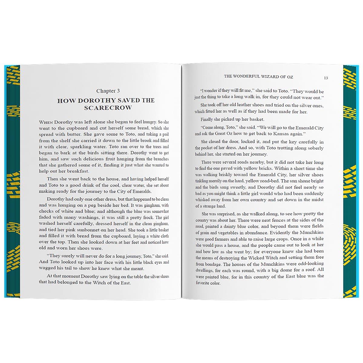 The Wonderful Wizard of Oz by L. Frank Baum: Wilco Classics Sprayed Edge Premium by L. Frank Baum