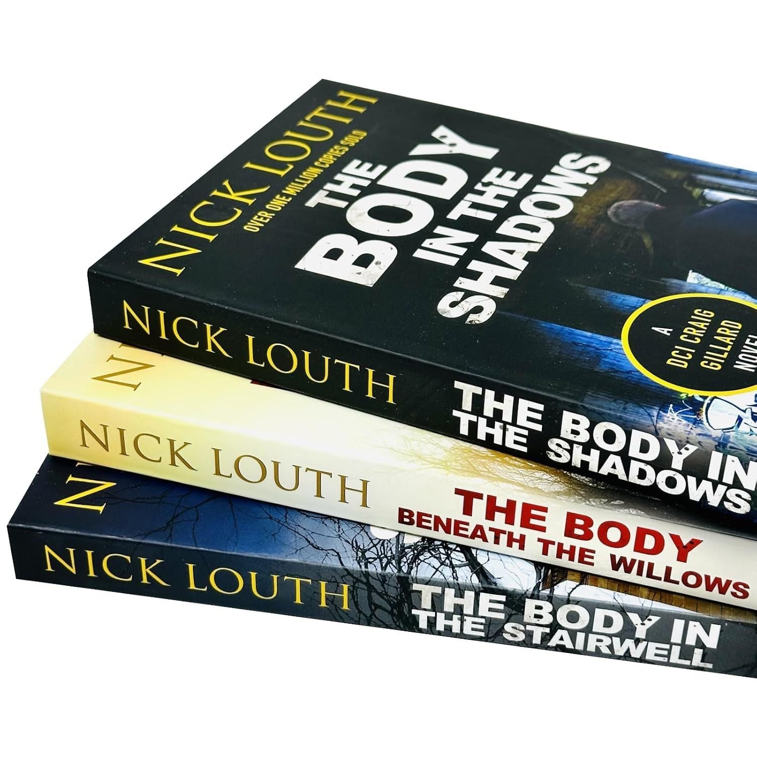 DCI Craig Gillard Crime Thrillers 9-11: 3 Books Collection Set By Nick Louth (The Body Beneath the Willows, The Body in the Stairwell & The Body in the Shadows)
