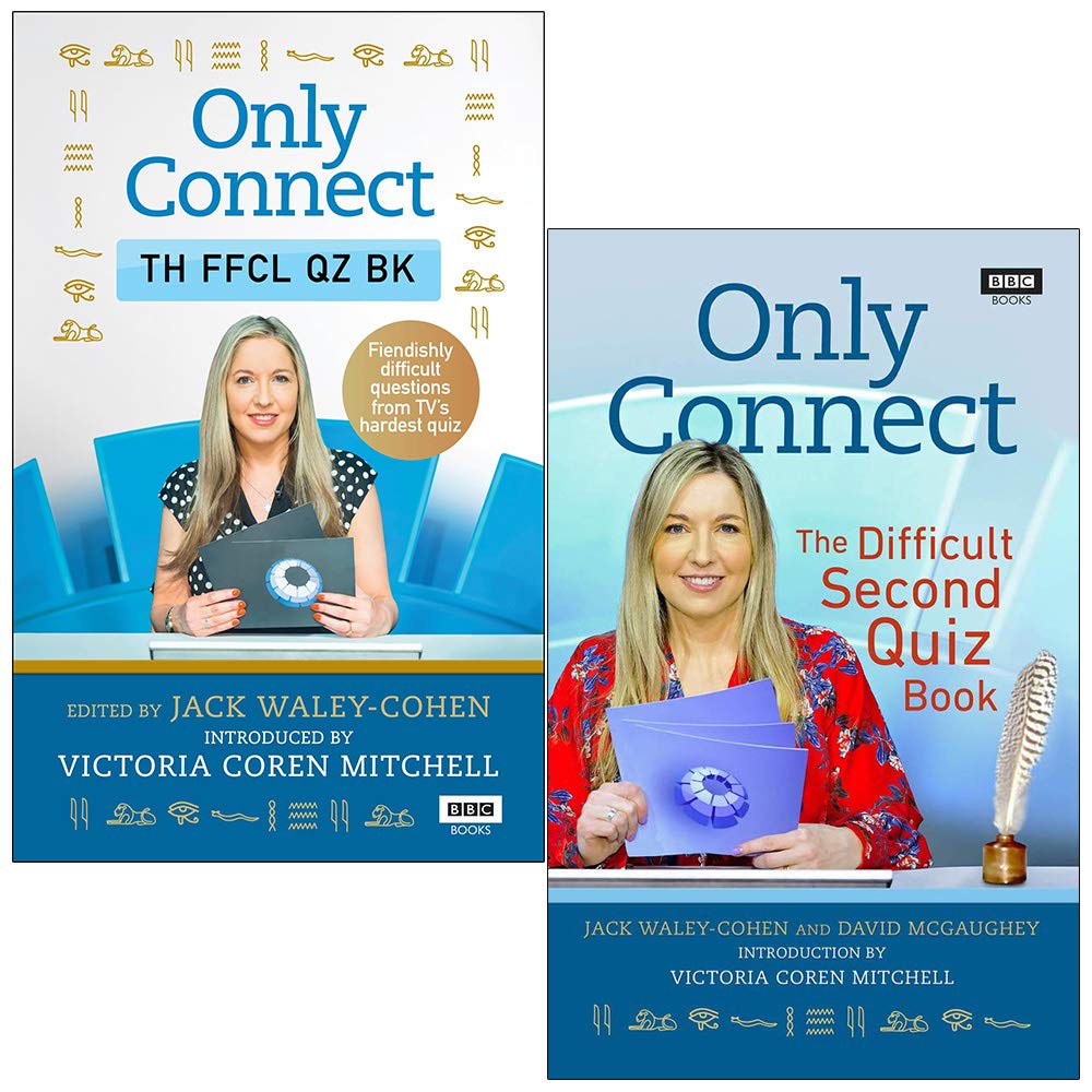 Only Connect 2 Books Collection Set by Jack Waley-Cohen | The Official Quiz Book & The Difficult Second Quiz Book