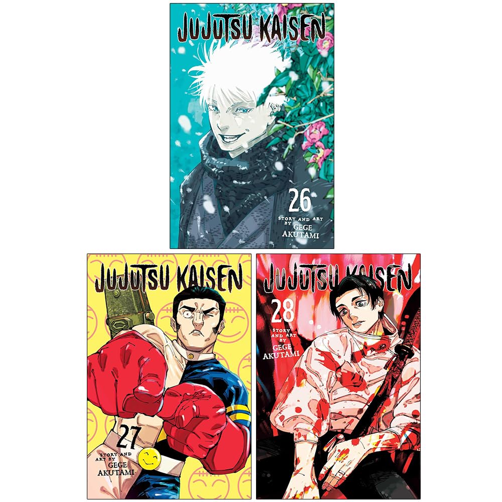 Jujutsu Kaisen Vol 26-28: 3 Books Collection Set by Gege Akutami